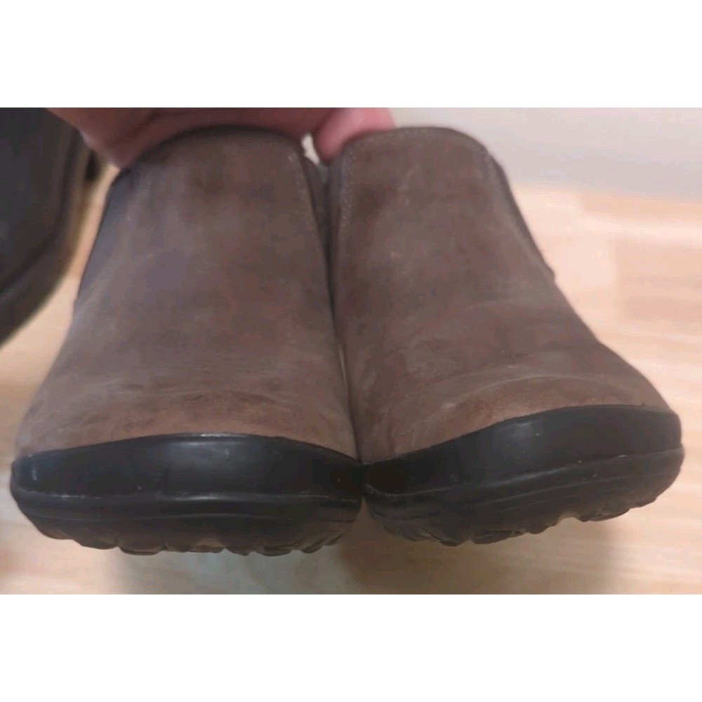 Merrell Veranda Moc Clog Women's 8 Brown Mules Slip On Leather Logo Minimalist - Picture 8 of 9